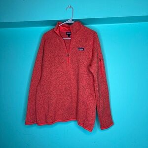 Patagonia Vibrant Red Fleece Pullover